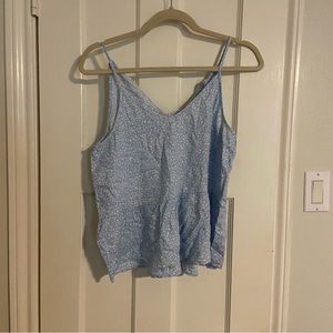 Flowy Blue Tank